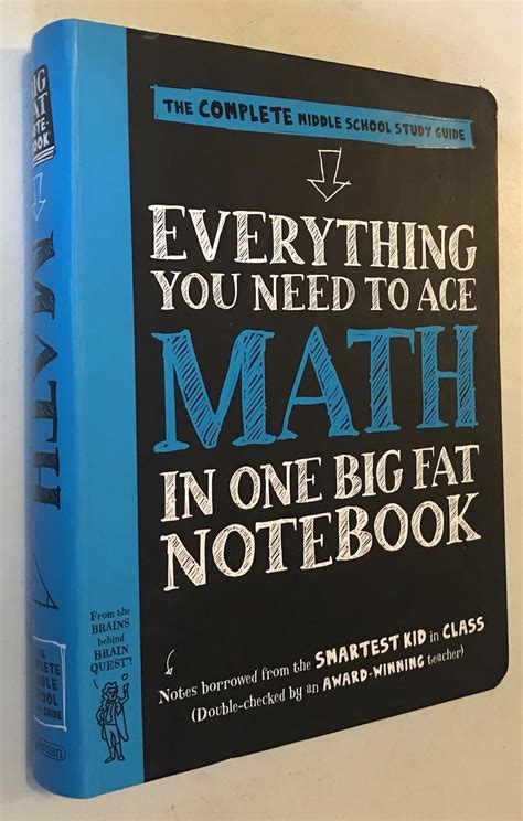 Office Products Notebooks Writing Pads Everything You Need To Ace Math In One Big Fat Notebook