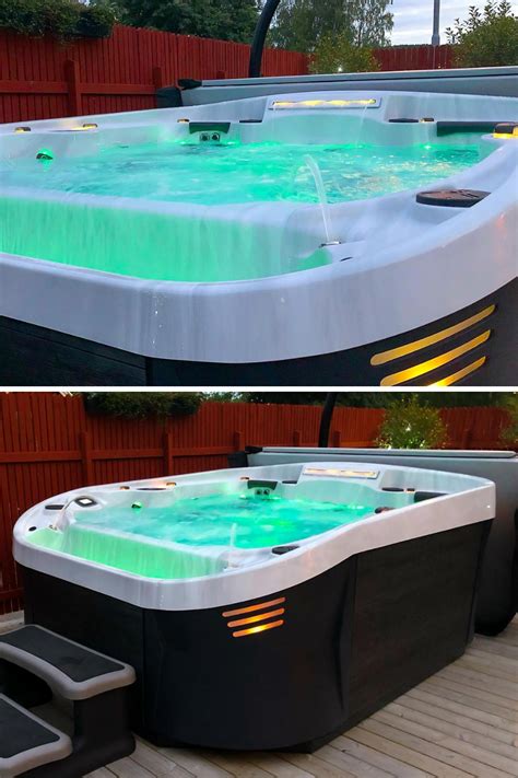Luxury Infinity Edge Hot Tub Coast Spas Endless Swim Spa Hot Tub
