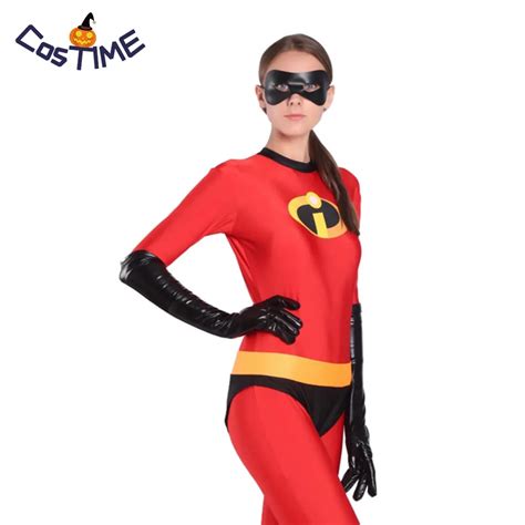 Elastigirl Cosplay Superhero Costume Spandex D Print The Incredibles Hot Sex Picture