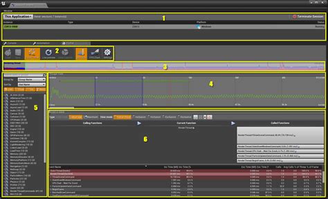 Profiler Tool Reference Unreal Engine 427 Documentation