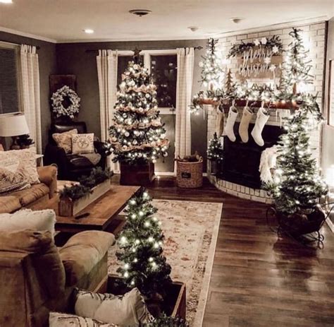 97 Farmhouse Christmas Decor Ideas For Your Home Elegant Christmas