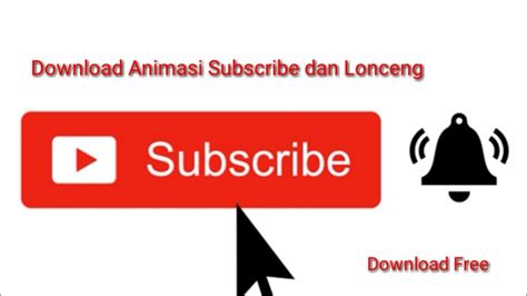 24 Inspirasi Istimewa Animasi Subscribe Dan Lonceng