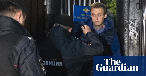 Russian Opposition Leader Alexei Navalny Detained Again World News The Guardian