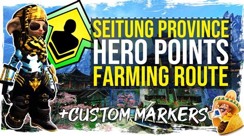 Guild Wars 2 Hero Points Farming Route Seitung Province With