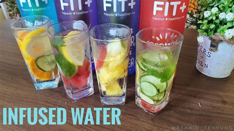 Ini 10 infused water buah dan sayur yang kaya manfaat. MINUMAN SEHAT | 4 MACAM INFUSED WATER | SEHAT DENGAN SAYUR ...