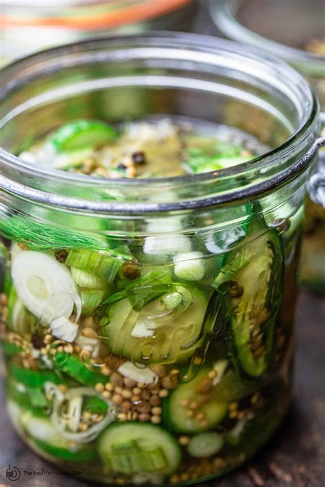 Quick Pickled Cucumber How To Pickle Cucumbers The Mediterranean