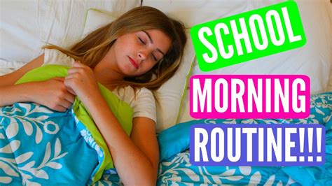 School Morning Routine Youtube