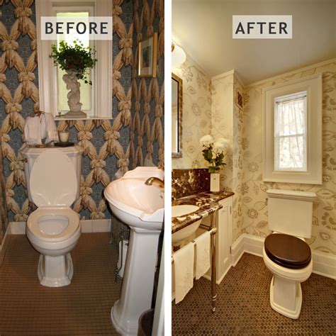 Transitional Powder Room Remodel Bathroom Design By