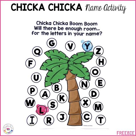 The Most Fun Chicka Chicka Boom Boom Activities Freebie