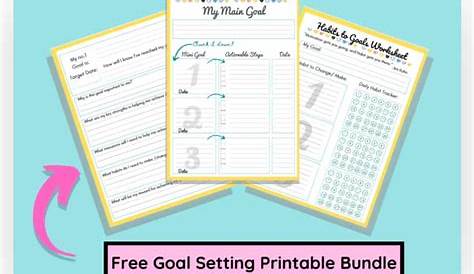 goal setting worksheets for students