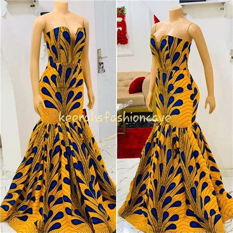 African Prom Dressafrican Clothing For Womenafrican Print Etsy