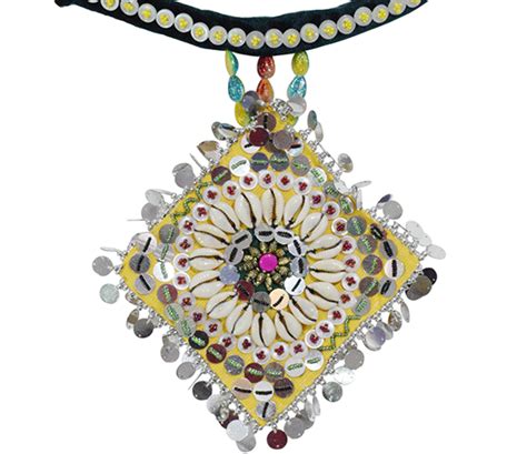 This beautiful and colorful handmade necklace can make your Navaratri night special due to the ...