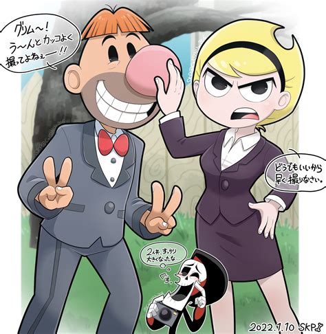 Mandy Grim And Billy The Grim Adventures Of Billy Mandy Drawn By