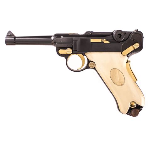Luger P08 Mauser Gold