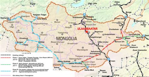 mongolia rail map
