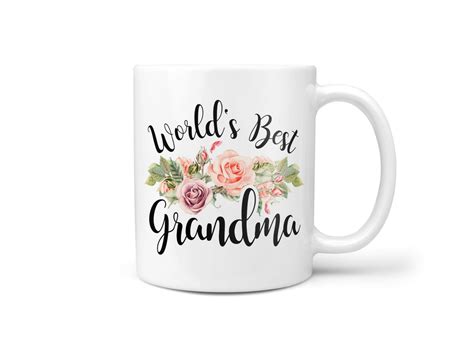 Worlds Best Grandma Mug Ts For Grandma Grandma Coffee Etsy