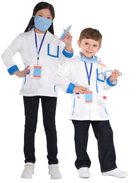Doctor Kit Kids Fancy Dress Hospital Surgeon Uniform Boys Girls Childs