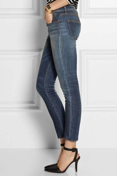 R13 Kate Cropped Low Rise Skinny Jeans Net A Portercom