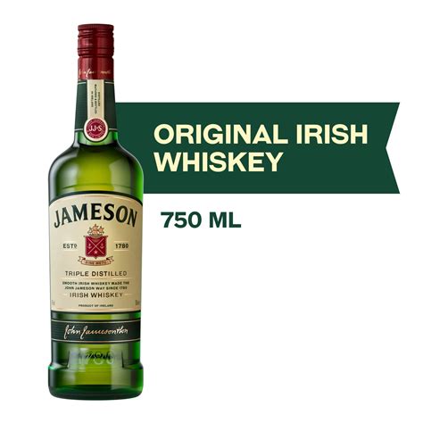 Jameson Original Irish Whiskey 750ml 80 Proof