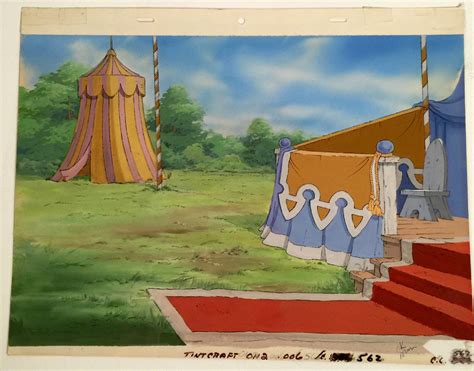 Animation Collection Robin Hood Production Cel And Production