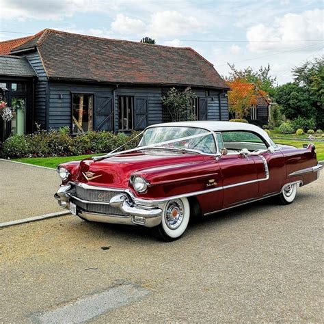 1956 cadillac sedan deville in burgundy