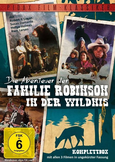 Die Abenteuer Der Familie Robinson In Der Wildnis Komplettbox Mit Allen 3 Spielfilmen Pidax
