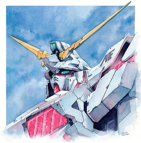 Gundam Watercolor Paintings Created By Hector Tunnec Arte Gundam
