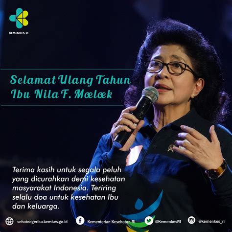 Kemenkes Ri On Twitter Selamat Ulang Tahun Ibu Nilamoeloek Engkau