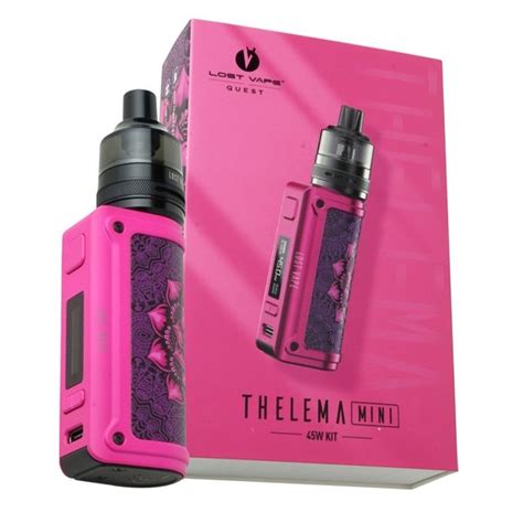 Jual Thelema Mini Kit W Mah Pink Survivor Authentic By Lost Vape