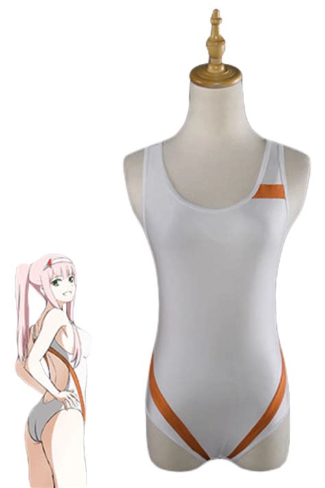 Anime Darling In The Franxx Zero Two Code 002 Swimsuit Cosplay Costume