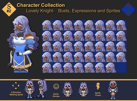 Rpg Maker Mv Lovely Knights Character Assets Screenshots · Steamdb