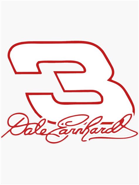 Dale Earnhardt Sr 3 Nascar Graphic Perfect T Sticker For Sale By