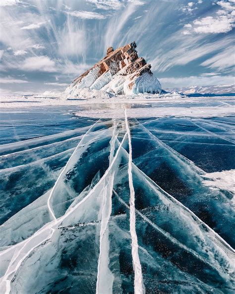 Stunning Photographs Of Frozen Baikal Lake In Russia Nature