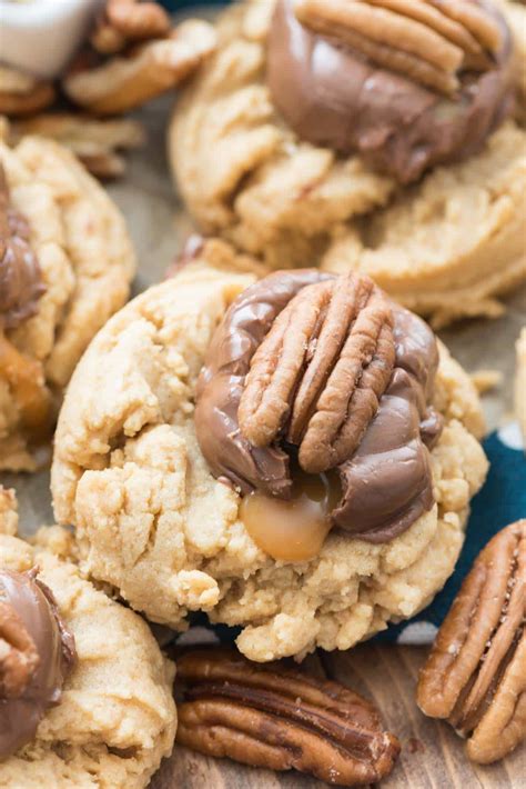 Turtle Peanut Butter Cookies Crazy For Crust