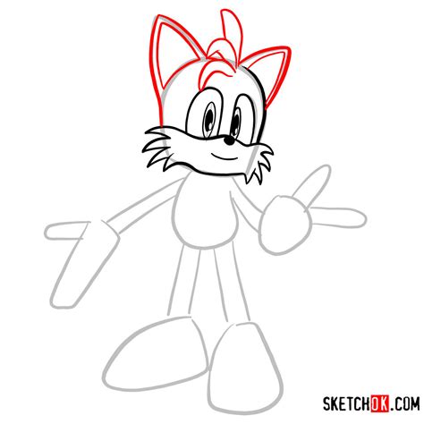 How To Draw Tails Sonic The Hedgehog Sketchok Easy Drawing Guides