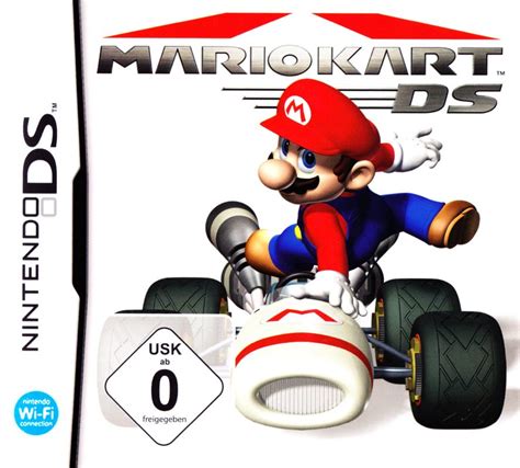 mario kart ds 2005 nintendo ds box cover art mobygames