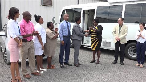 Min Of Health On Nevis Receives Mobile Medical Unit A T From The
