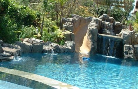 Cool Pools With Waterfalls And Slides Bathroom Ideas