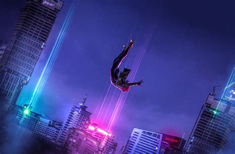 Miles persuades peter b to show him the ropes, reluctantly the older spiderman agrees in exchange for help to steal data from frisk's research centre, however, they run into trouble but are rescued by spiderwoman. SpiderMan Into The Spider Verse Art, HD Movies, 4k ...