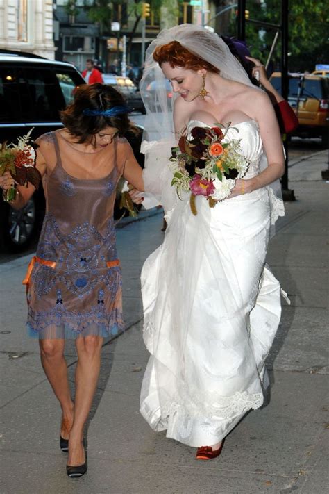 Christina Hendricks And Husband Wedding