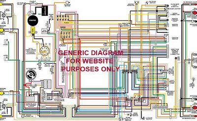 79 corvette wiper wiring diagram vw beetle ignition switch. 1970 70 Chevy Biscayne Impala Full Color Laminated Wiring Diagram 11" X 17" | eBay