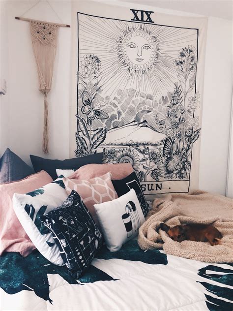 𝐩𝐢𝐧𝐭𝐞𝐫𝐞𝐬𝐭 𝐦𝐨𝐫𝐠𝐚𝐧𝐰𝐢𝐥𝐤𝐢𝐧𝐬𝐬 Edgy Bedroom Tapestry Bedroom Room Tapestry