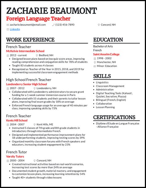 15 Teacher Resume Examples That Worked In 2023