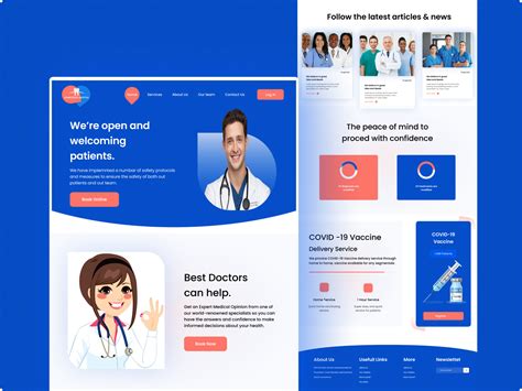 Medical Website Ui Design Doctor Consultation Uplabs
