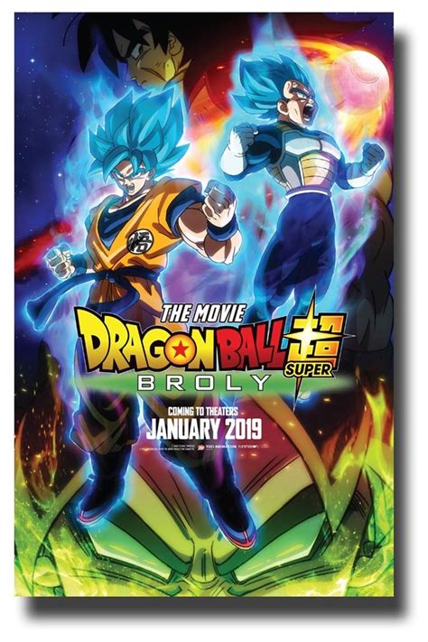 La tierra se encuentra en paz luego de disputarse el torneo del poder. Dragon Ball Super: Broly movie large poster.