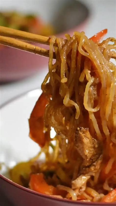 Konjac Low Carb Noodles Stir Fry W Tempeh In Homemade Hoisin Sauce [video] Shirataki Recipes