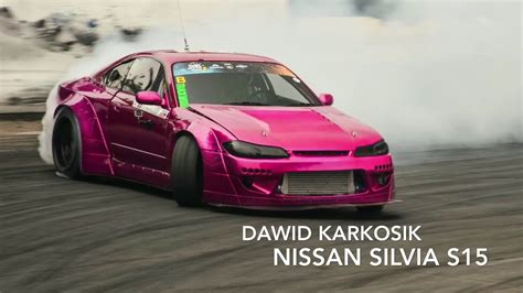 Beautiful Pink Nissan Silvia S15 Drifting Drift Masters 2018 Round2