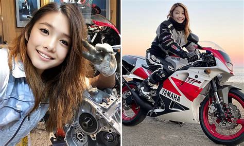 Youthful Looking Japanese Female Motorbike Rider Is Actually A 50 Year