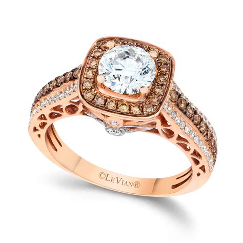 22 Best Rose Gold Engagement Rings With Chocolate Diamonds Home