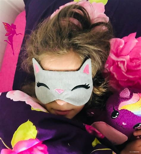 Cat Sleep Mask Sleepy Kitty Face Mask Sleeping Mask Custom Cat Lover